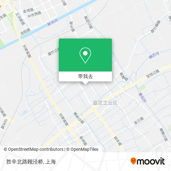 胜辛北路顾泾桥地图