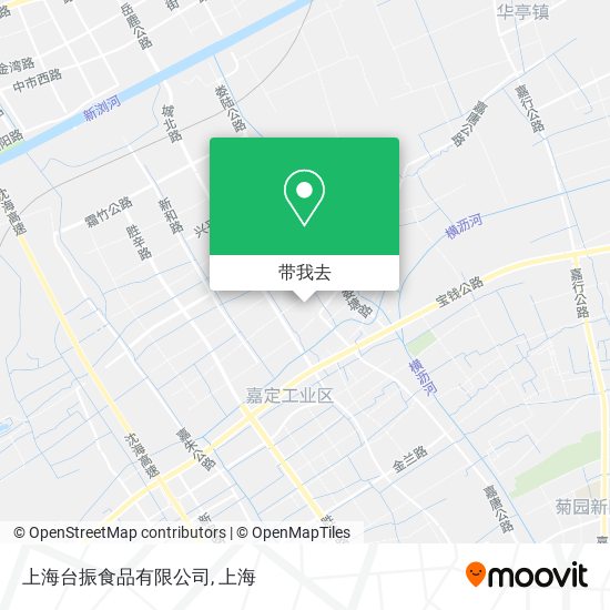 上海台振食品有限公司地图