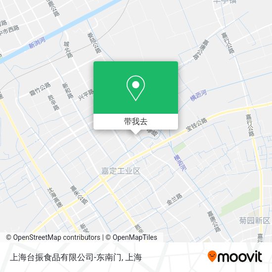 上海台振食品有限公司-东南门地图