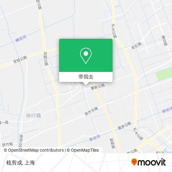 梳剪成地图
