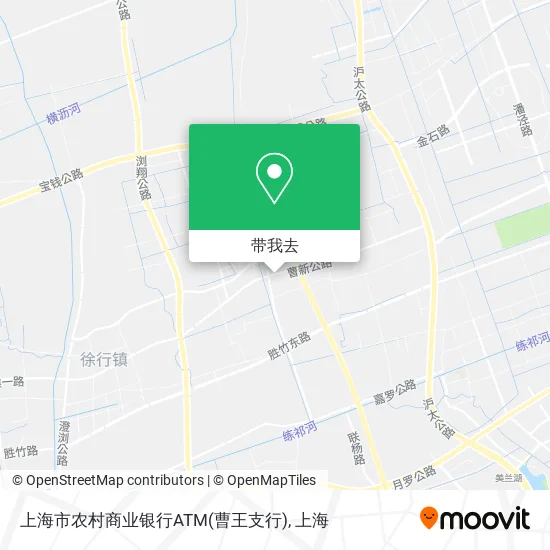 上海市农村商业银行ATM(曹王支行)地图