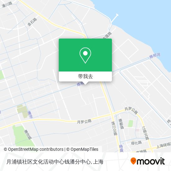 月浦镇社区文化活动中心钱潘分中心地图