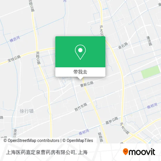 上海医药嘉定泉曹药房有限公司地图