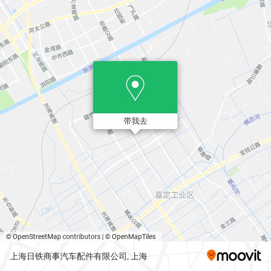 上海日铁商事汽车配件有限公司地图