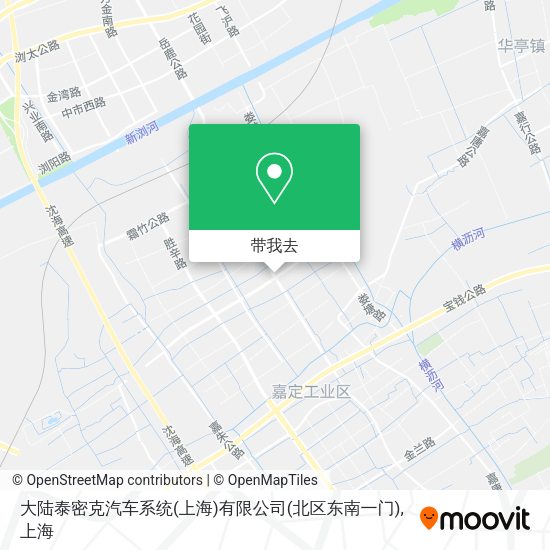 大陆泰密克汽车系统(上海)有限公司(北区东南一门)地图