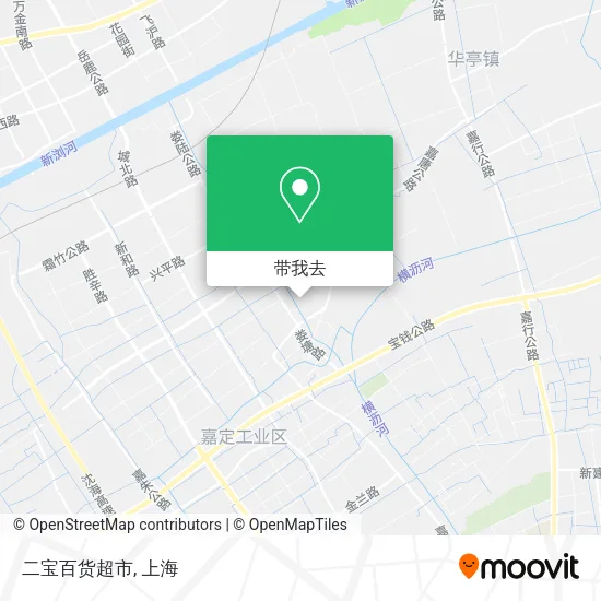 二宝百货超市地图
