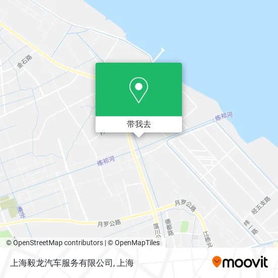 上海毅龙汽车服务有限公司地图