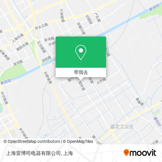 上海雷博司电器有限公司地图