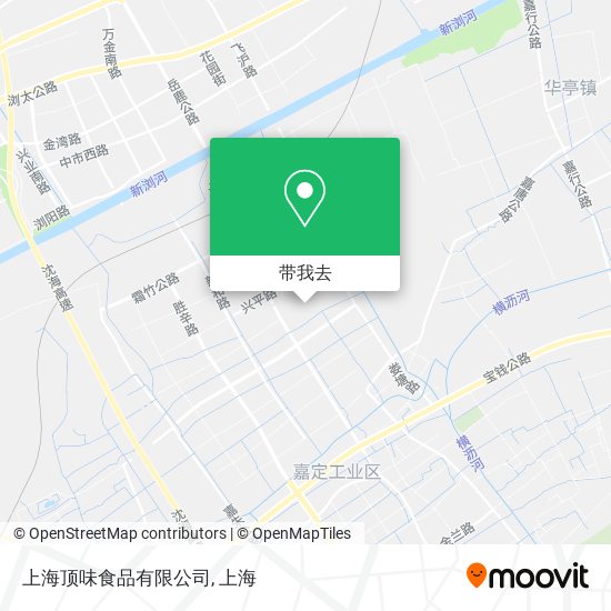 上海顶味食品有限公司地图