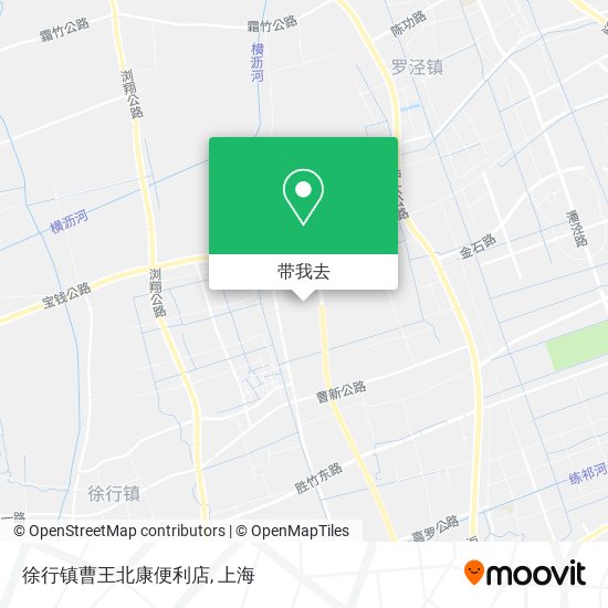 徐行镇曹王北康便利店地图