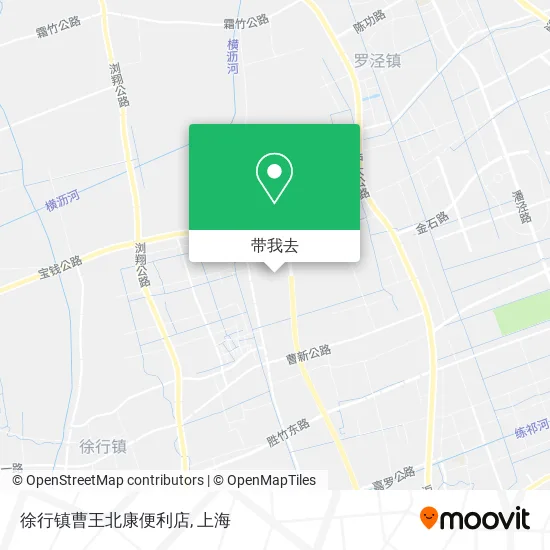 徐行镇曹王北康便利店地图
