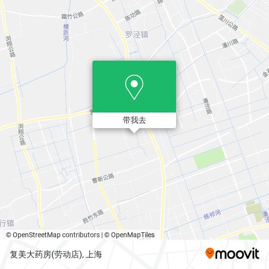 复美大药房(劳动店)地图