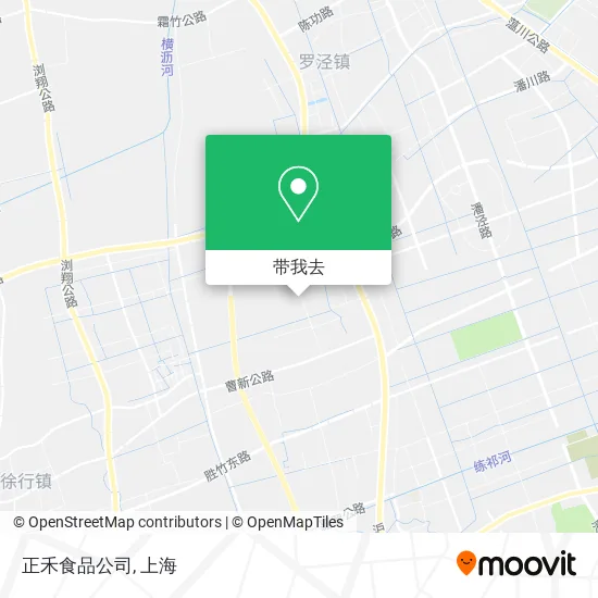 正禾食品公司地图