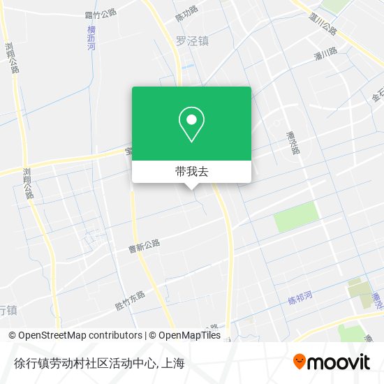 徐行镇劳动村社区活动中心地图