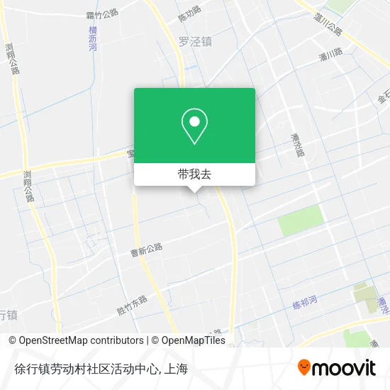 徐行镇劳动村社区活动中心地图