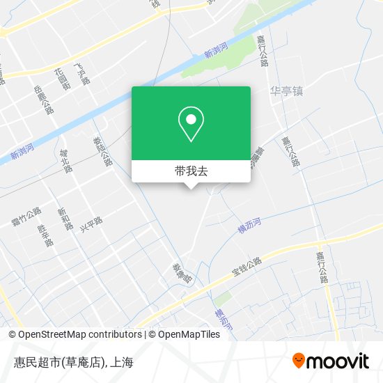 惠民超市(草庵店)地图