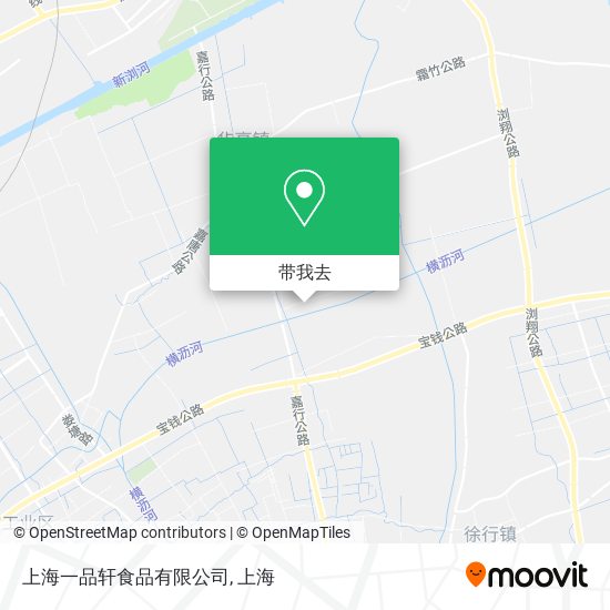 上海一品轩食品有限公司地图