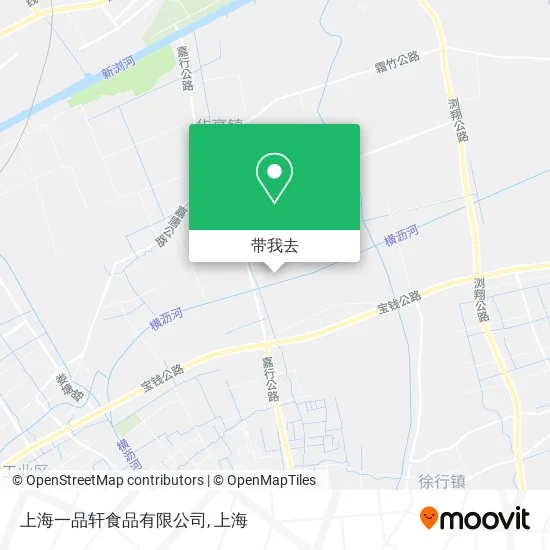 上海一品轩食品有限公司地图