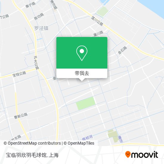 宝临羽欣羽毛球馆地图