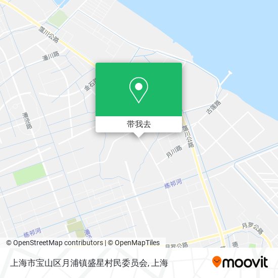 上海市宝山区月浦镇盛星村民委员会地图