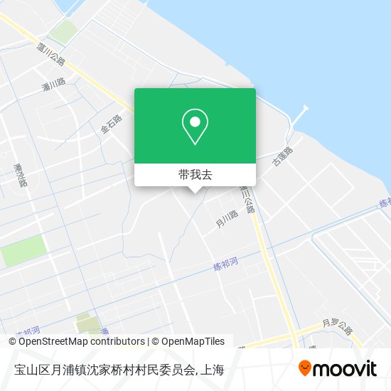 宝山区月浦镇沈家桥村村民委员会地图