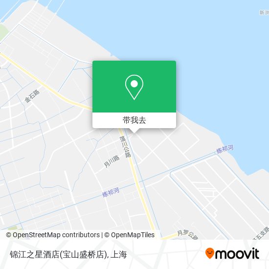 锦江之星酒店(宝山盛桥店)地图