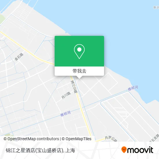 锦江之星酒店(宝山盛桥店)地图