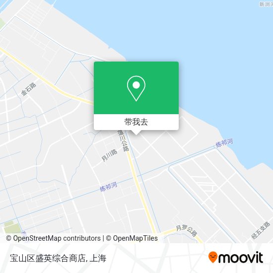 宝山区盛英综合商店地图