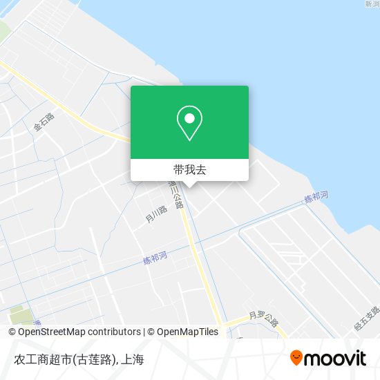 农工商超市(古莲路)地图