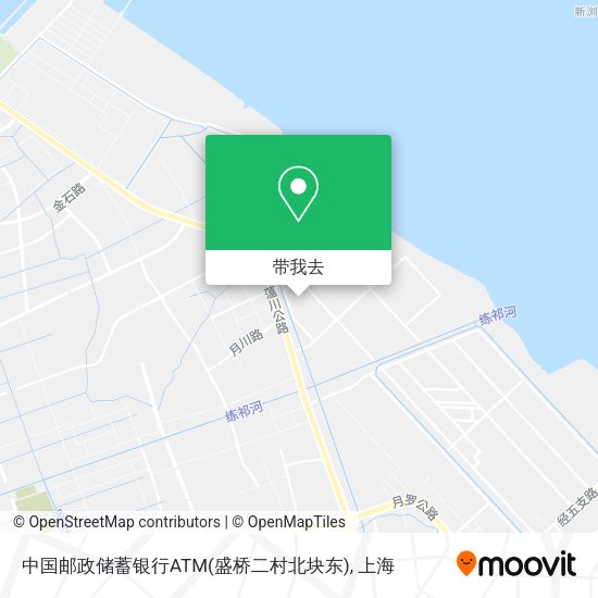 中国邮政储蓄银行ATM(盛桥二村北块东)地图