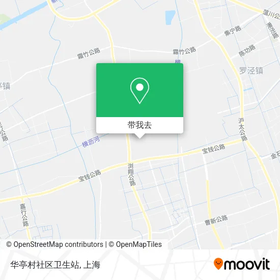 华亭村社区卫生站地图