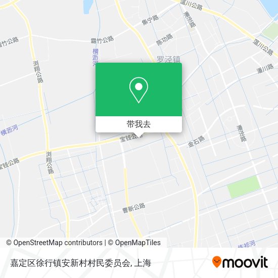 嘉定区徐行镇安新村村民委员会地图