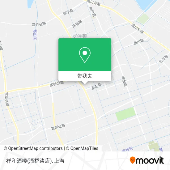 祥和酒楼(潘桥路店)地图