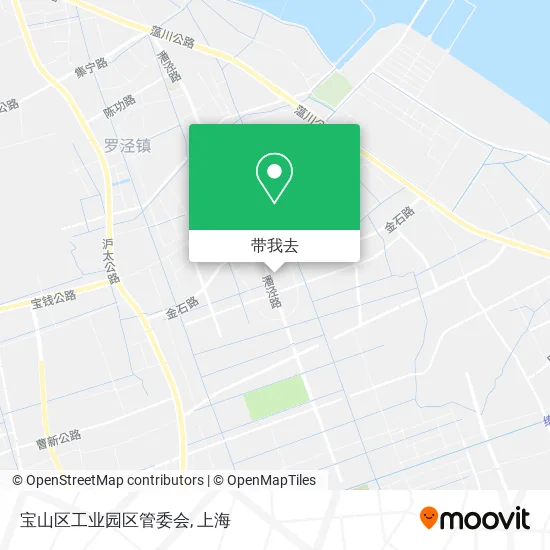 宝山区工业园区管委会地图