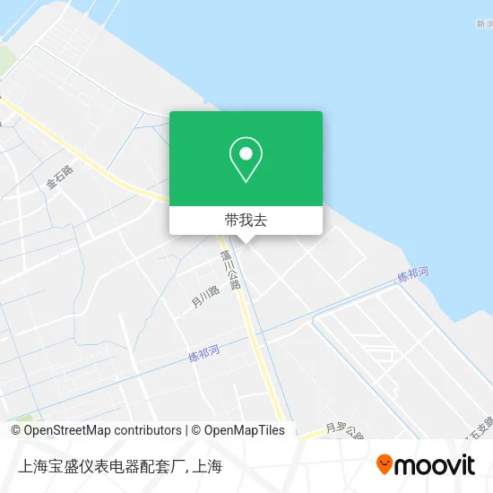 上海宝盛仪表电器配套厂地图