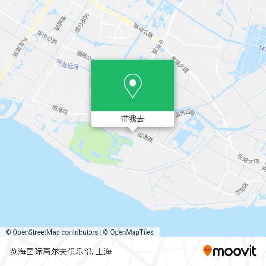 览海国际高尔夫俱乐部地图
