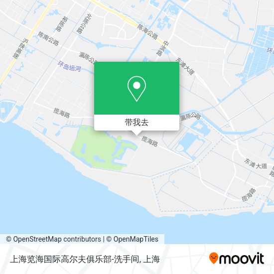 上海览海国际高尔夫俱乐部-洗手间地图