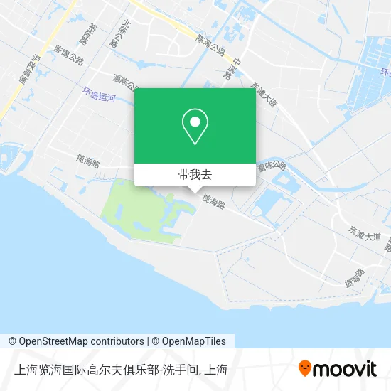 上海览海国际高尔夫俱乐部-洗手间地图