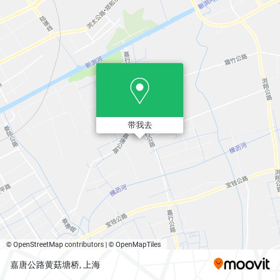 嘉唐公路黄菇塘桥地图