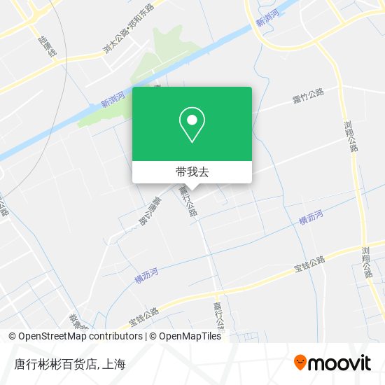 唐行彬彬百货店地图