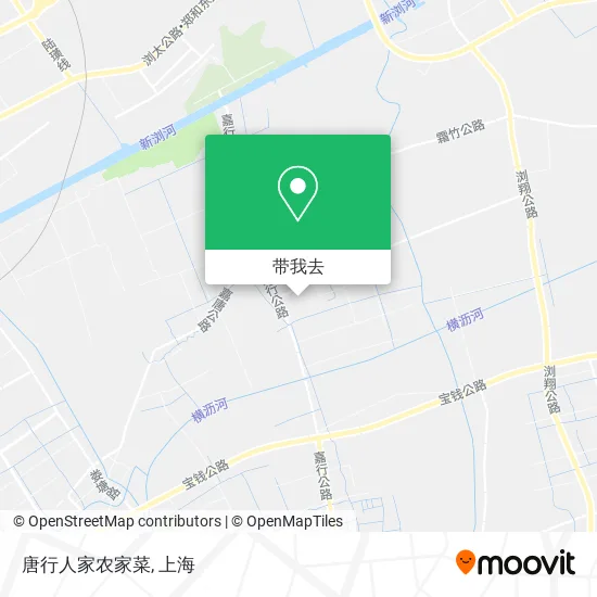 唐行人家农家菜地图