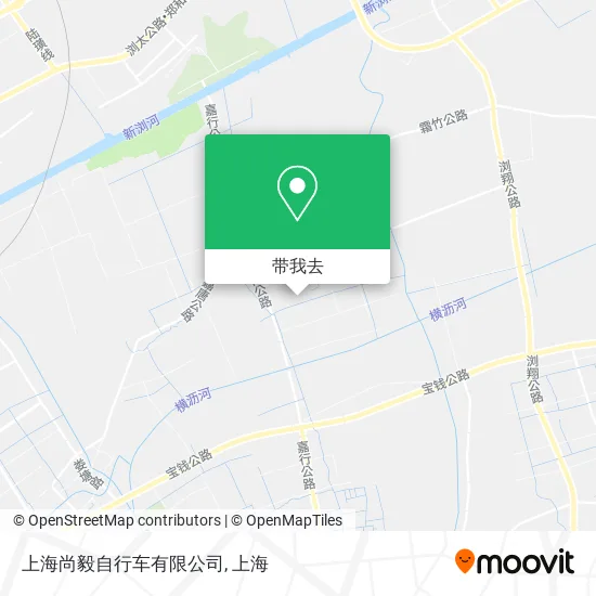 上海尚毅自行车有限公司地图