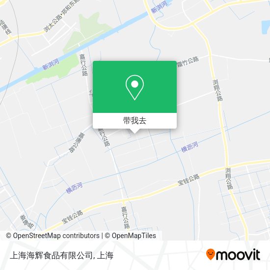 上海海辉食品有限公司地图