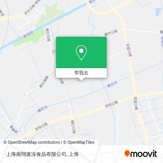 上海南翔速冻食品有限公司地图