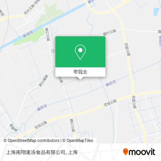 上海南翔速冻食品有限公司地图