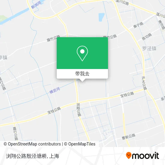 浏翔公路殷泾塘桥地图