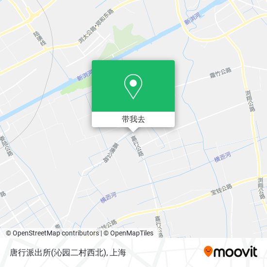 唐行派出所(沁园二村西北)地图