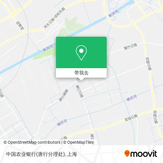 中国农业银行(唐行分理处)地图