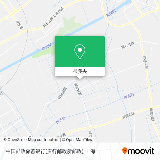 中国邮政储蓄银行(唐行邮政所邮政)地图
