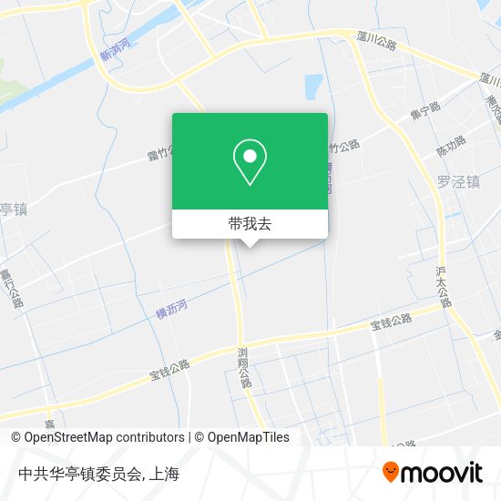 中共华亭镇委员会地图